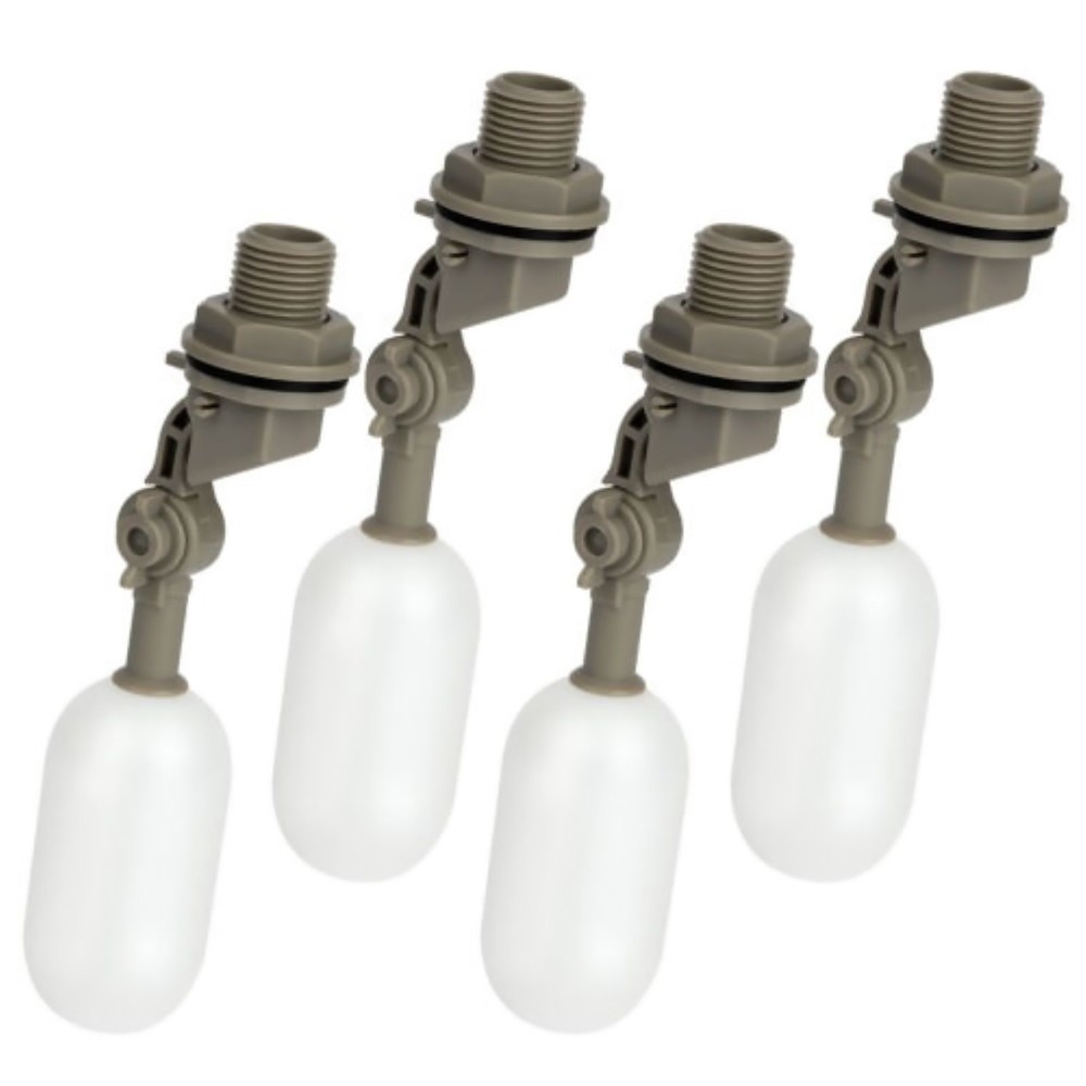 4x Adjustable Arm Water Level Control Automatic Replenishment Ball Float Valves