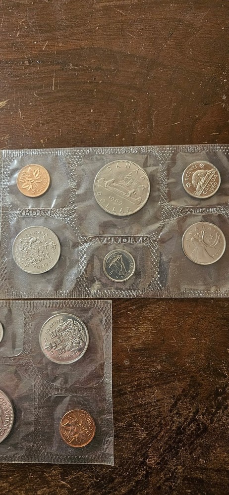 Canada 1968-1969-1970 uncirculated3 set 18 coins