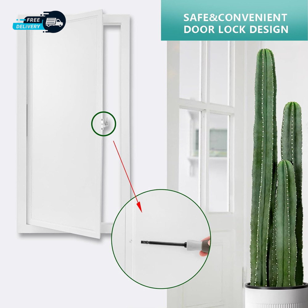 Thicken 1Mm Metal Access Panel 14 X 29 Access Panel with Screwdriver Latch