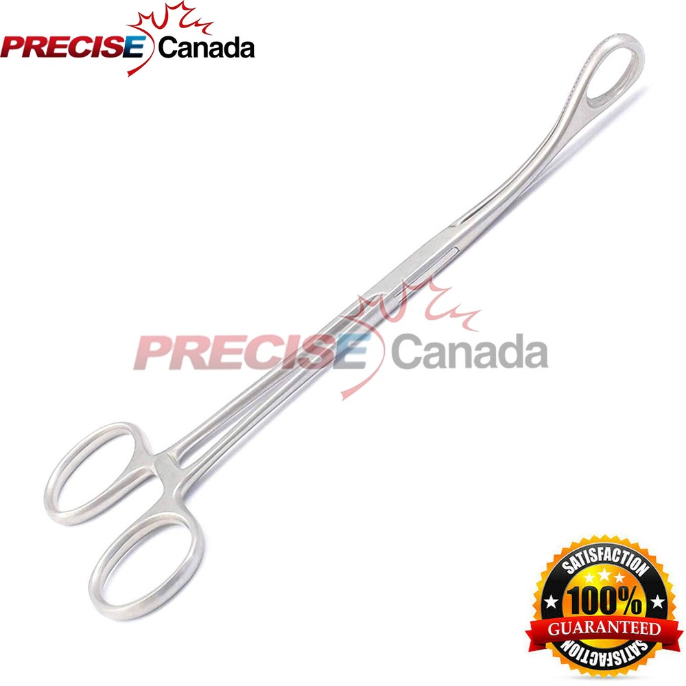 Sponge Forceps 10" Curved Gynecology Surgical Instruments