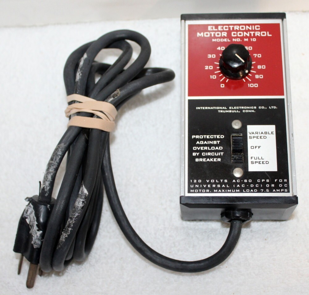 Vintage International Electronics M-10 Motor Speed Control ~ 7.5Amp