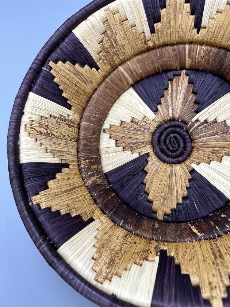 12.5” Ibirere Basket Wall Decor, Fruit Basket African Boho