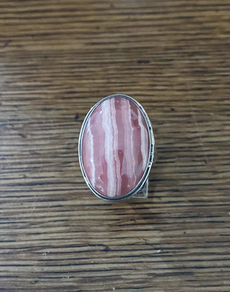 Sterling Rhodochrosite Ring