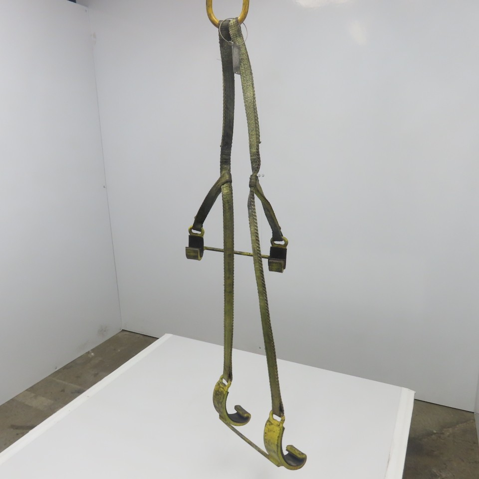 100Lbs Vertical Load Plate Offset Lifting Hook Strap 48"