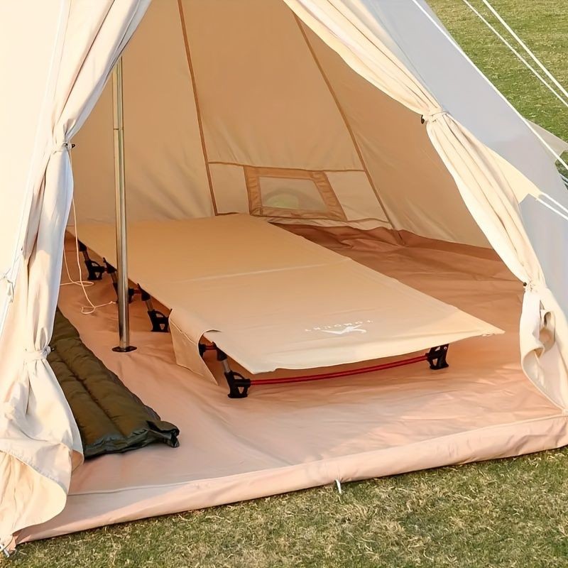 1pcs outdoor folding bed, camping bed, and nap bed