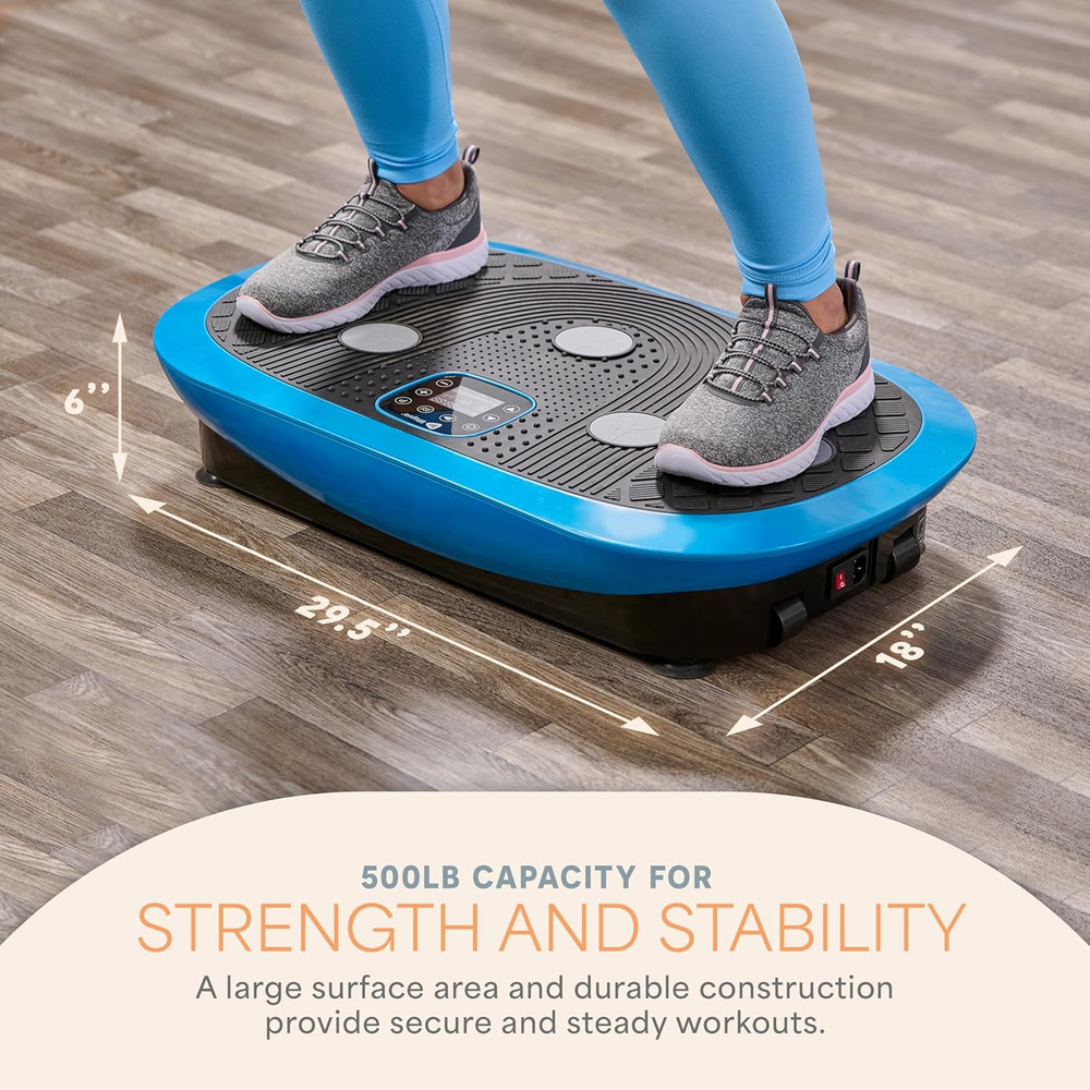 Rumblex plus 4D Vibration Plate Exercise Machine - Triple Motor Oscillation, Lin
