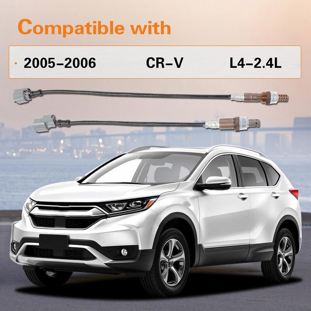 HTMXJA 2Pcs Upstream and Downstream Oxygen O2 Sensor for 2005-2006 CRV CR-V...