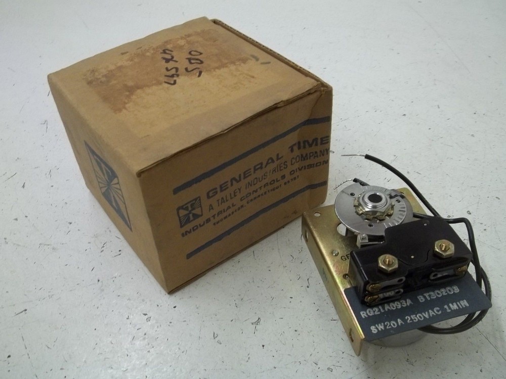 GENERAL TIME RG21A093A CYCLE TIMER NSMP