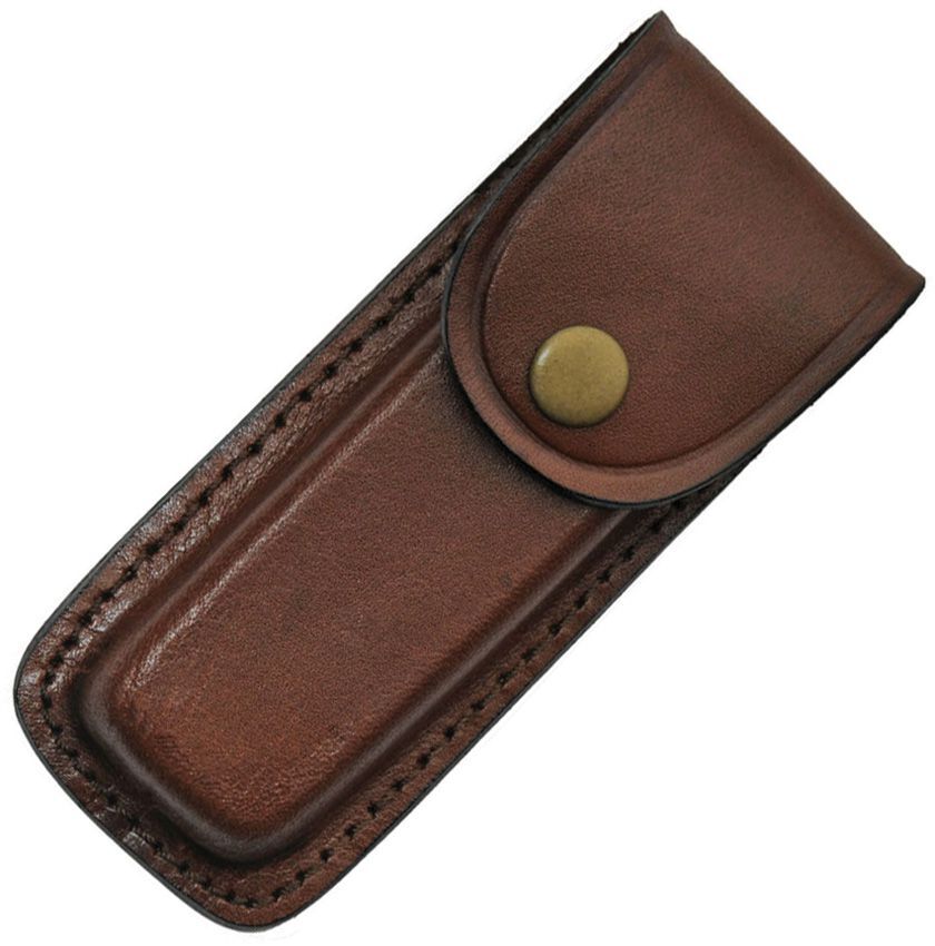 Sheaths Folding Knife Sheath Brown Leather 5" - SHE-6609BR