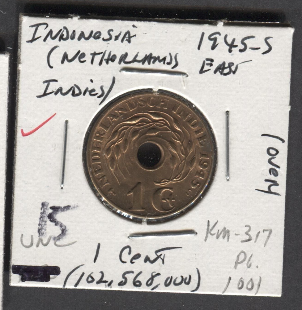 1945-Indonesia-UNC-1 Cent