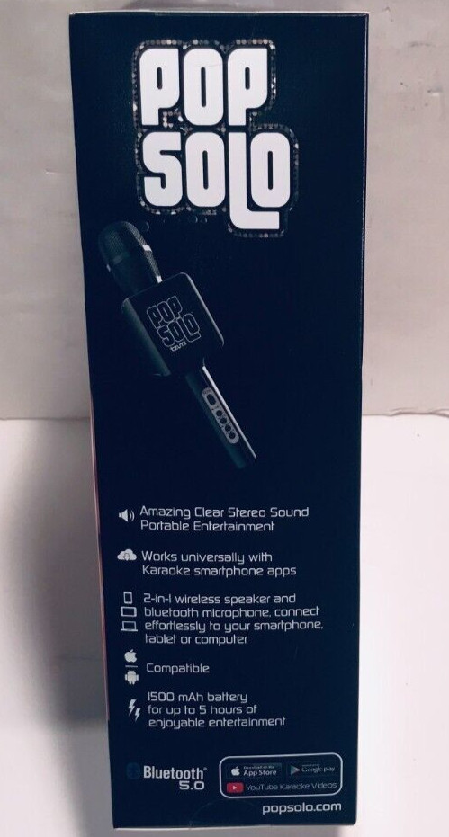 Pop Solo Karaoke Microphone & Speaker