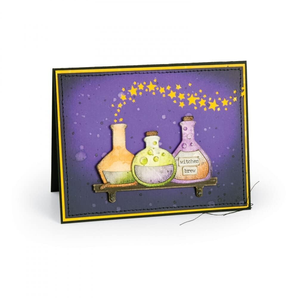 Swirling Stars Sizzix Thinlits Thin Metal Star Die Set by Tim Holtz 663095 NEW!