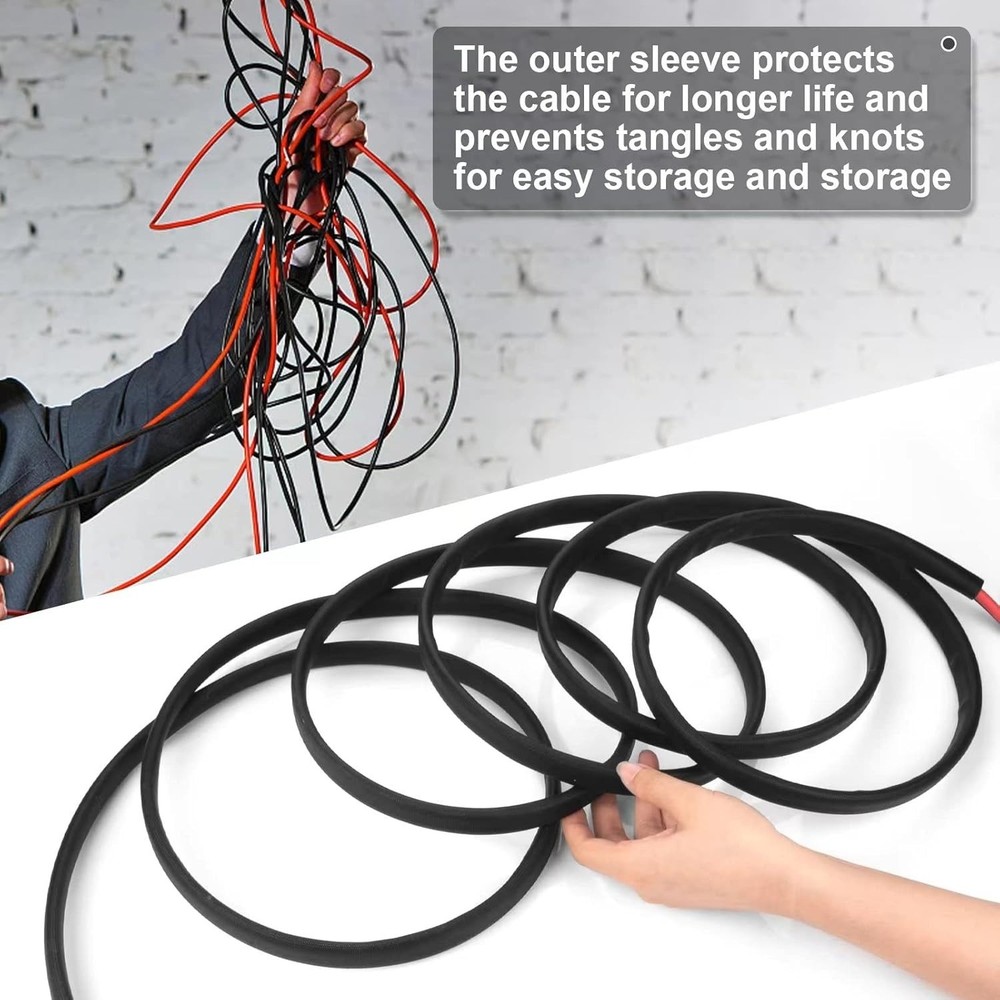 30FT 8AWG Solar Panel Extension Cable with Connectors for Solar Systems