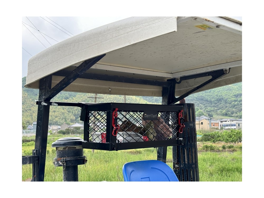 Heavy Duty Tractor Tool Box Universal-Fitting Tractor Tool Tray Accessories w...