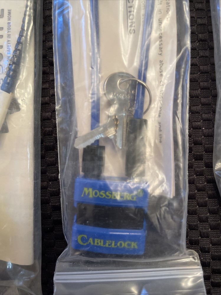 (3) Cable Gun Locks - 2xProject Child Safe - 1x Mossberg Cablelock Rifle/Pistol