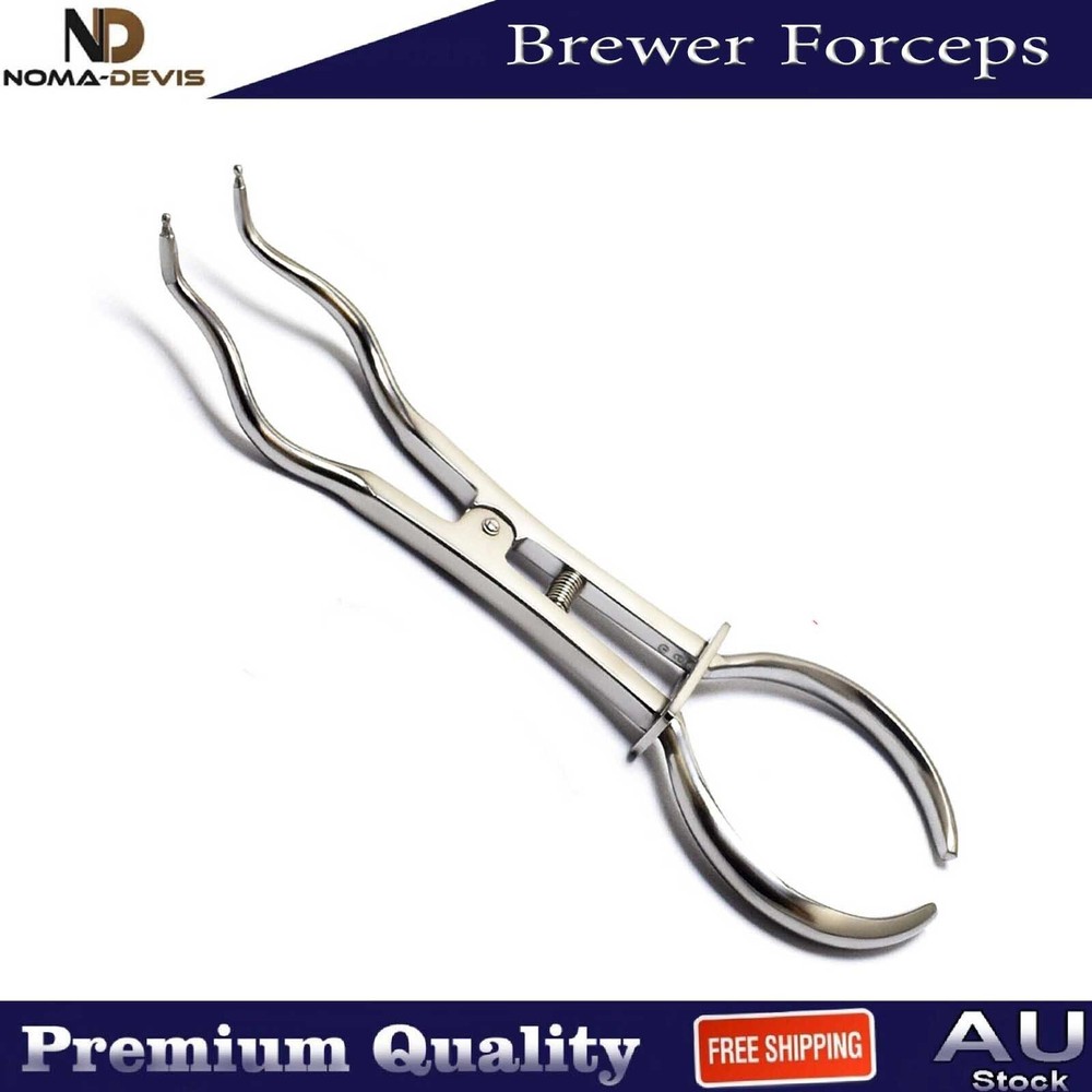 Ortho Brewer Rubber Dam Clamp Forceps Endodontic Dental Instruments CE