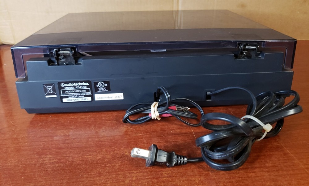 Audio Technica AT-PL50 Automatic Belt-Drive Turntable (TESTED & WORKING)