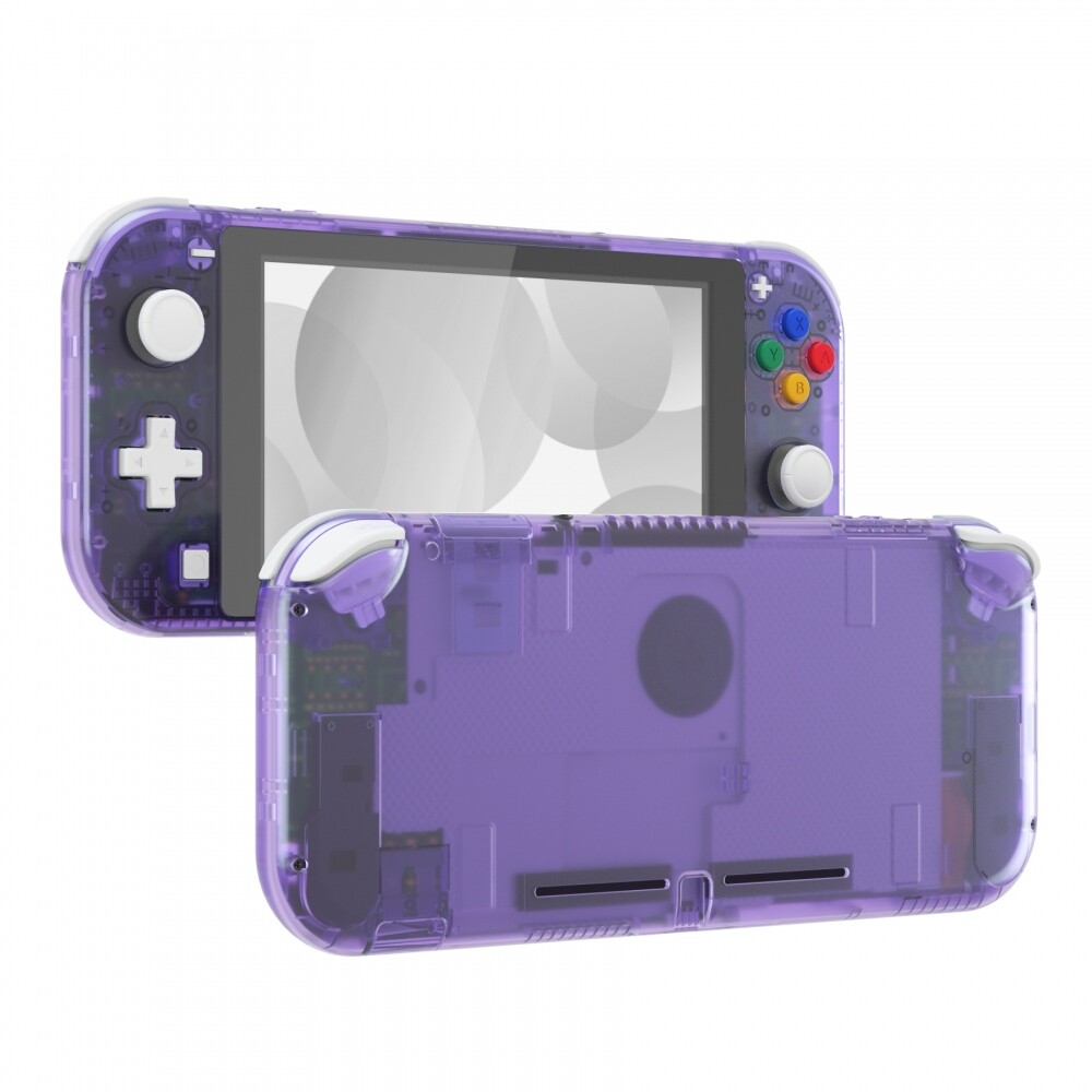 Shell Cover Screen Protector Button Clear Atomic Purple for Nintendo Switch Lite