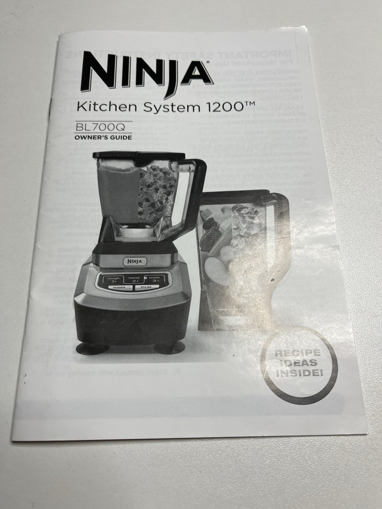 Ninja Kitchen System 1200W, Unused, Open Box, Never Been Used Great Condition.