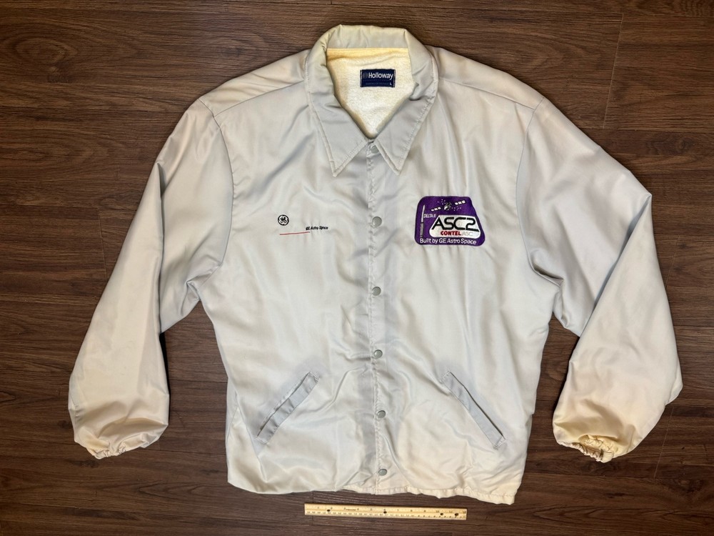 Vintage General Electric Astro Space - Delta 2 -ASC Contel- Rocket Jacket