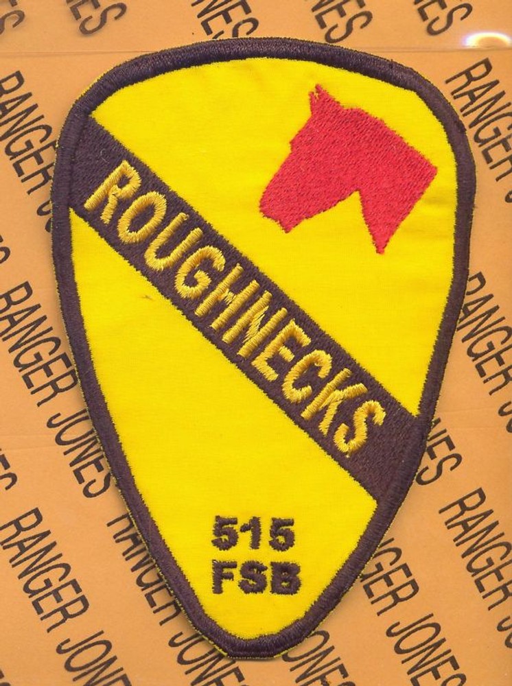 ROUGHNECKS 515th FSB 1st Cavalry Division 5" patch c/e