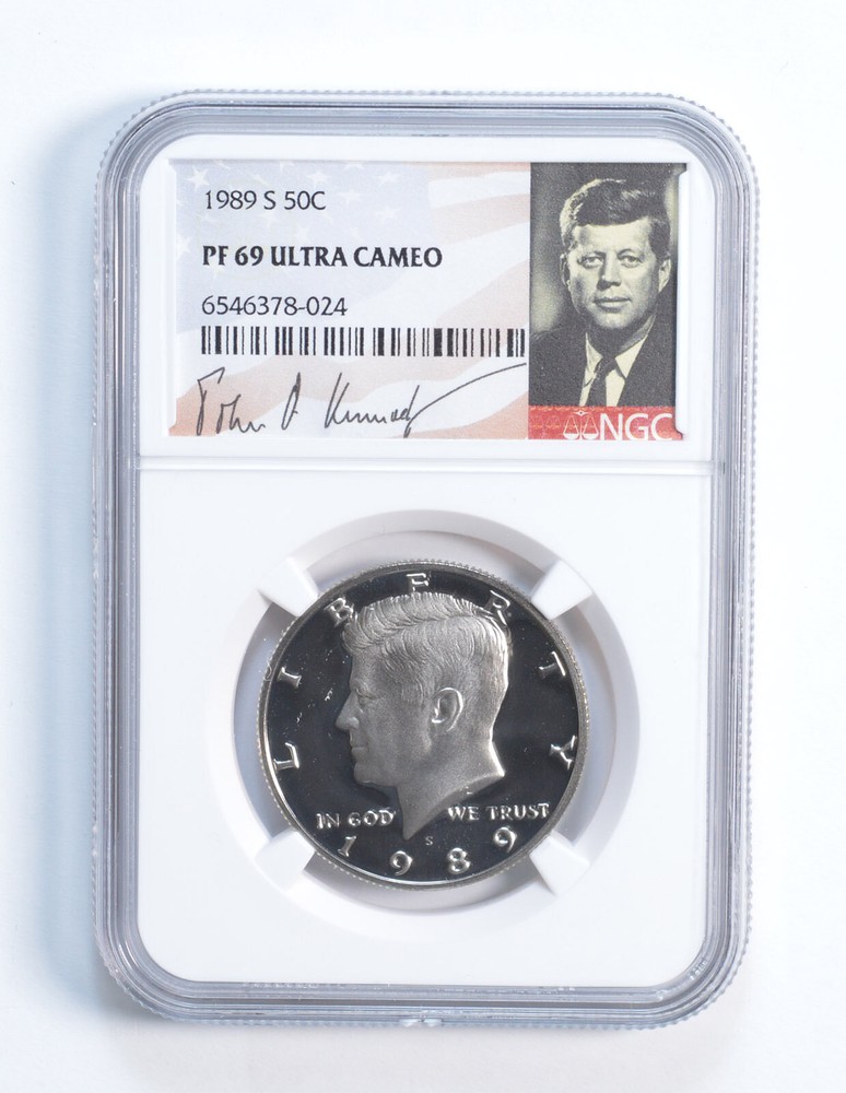 1989-S PF69 Kennedy Half Dollar NGC Special Label
