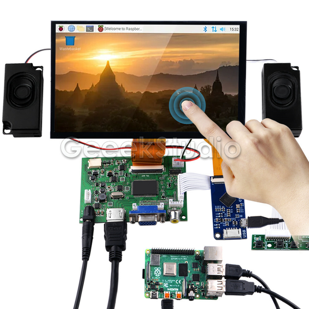 7 inch Capacitive touch Screen DIY Kit(with speaker) 1024x600 resolution display