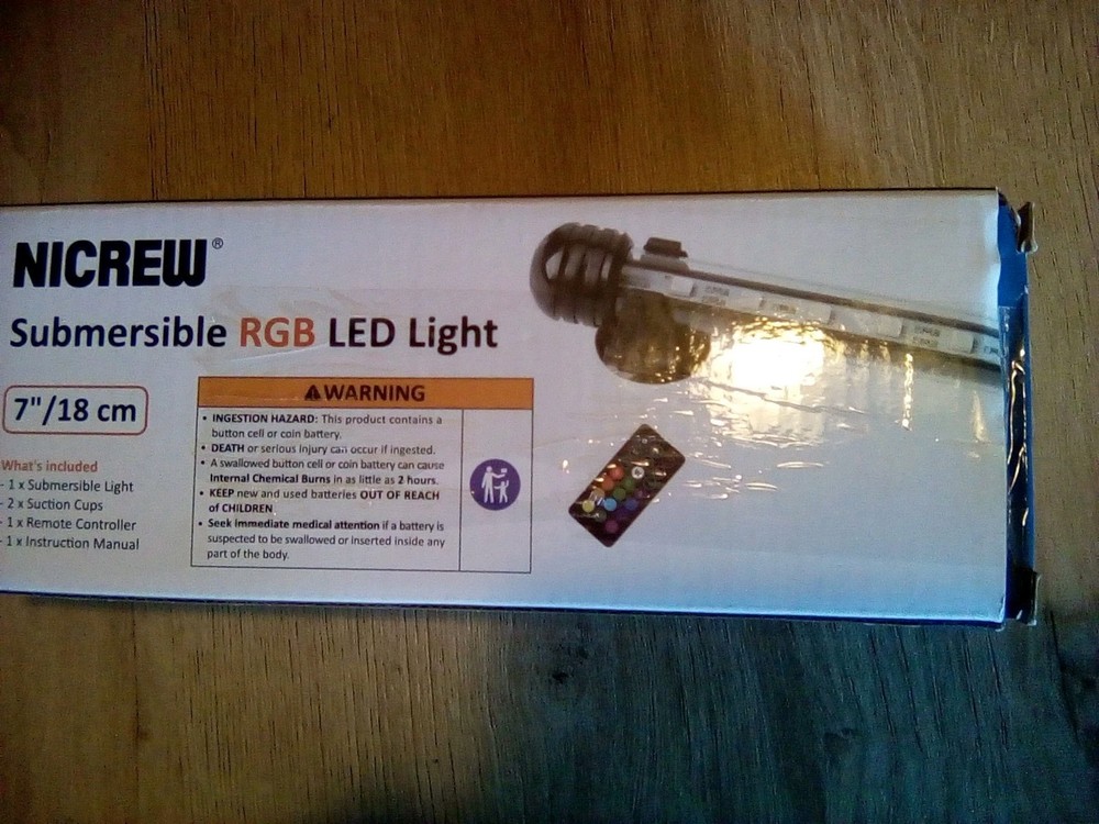 Nicrew Submersible LED Light