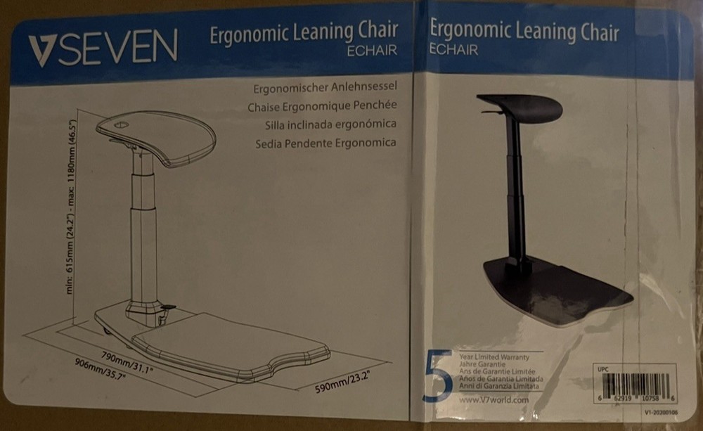 Ergonomic Leaning Perch Chair￼