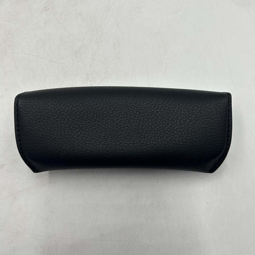 Ray-Ban Black Leather XL Case, Case Only (Black/Gold)