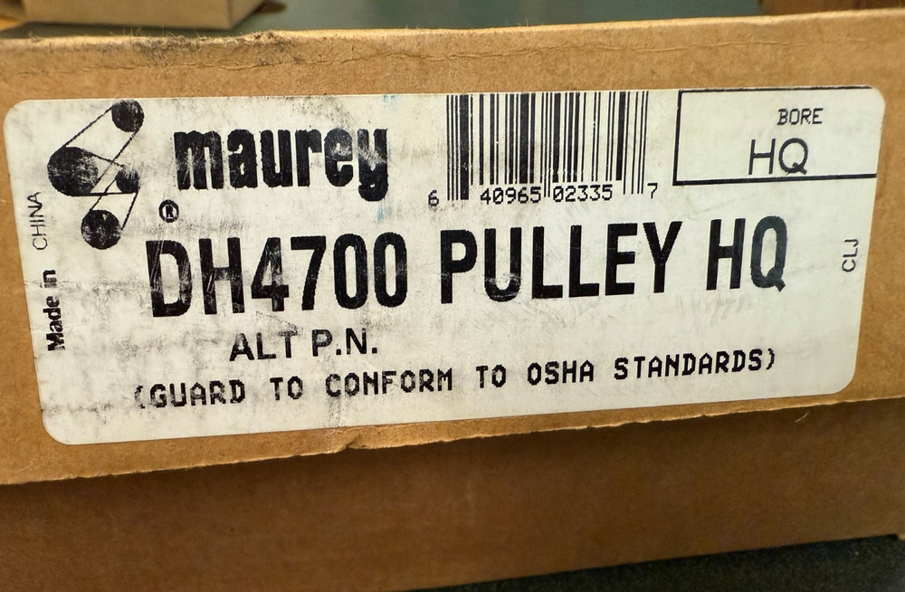 MAUREY DH4700 PULLEY HQ