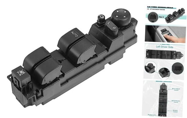 Front Left Driver Side Power Window Switch Fit for Mazda 2 M2 2007-2013