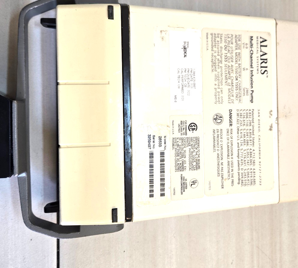 Medsystem III 2863B Pump w/pole clamp