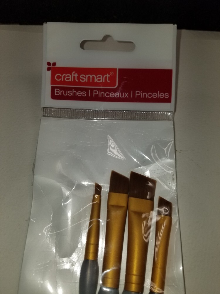 Craft Smart Brushes 4pc Brown Super Value Pack