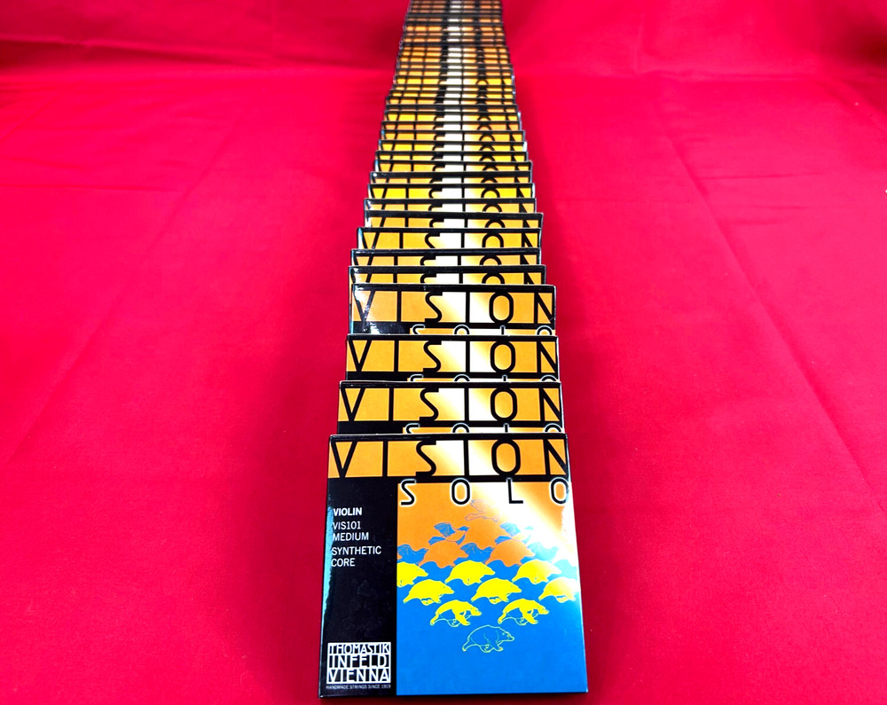 100% Authentic Thomastik Vision Solo Violin String Set / Silver D 4/4