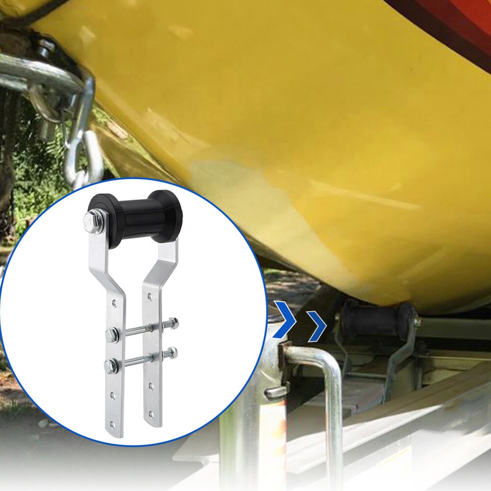 4" Adjustable Keel Roller with Panel Bracket Assembly for 2" Tongue Heavy Duty
