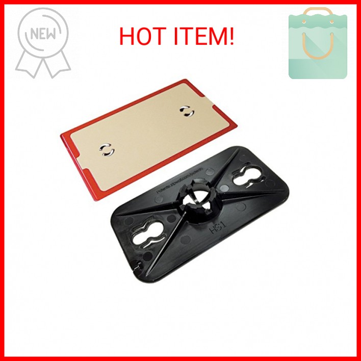 ZipWall Head, Non-Skid Plate, TPH1,Black, Red