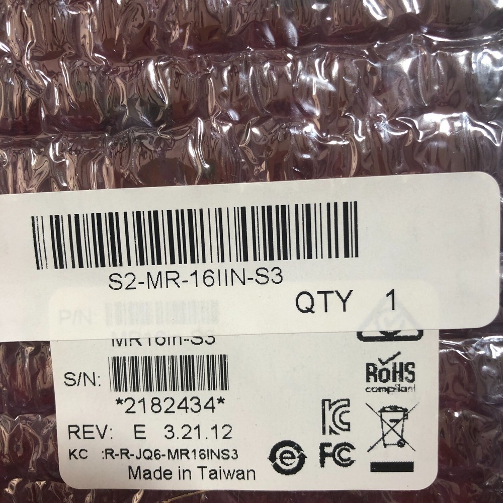 Mercury/LeneL-S2 MR-16IN-S3 Multi-Device 16-Input Interface Panel-Sealed