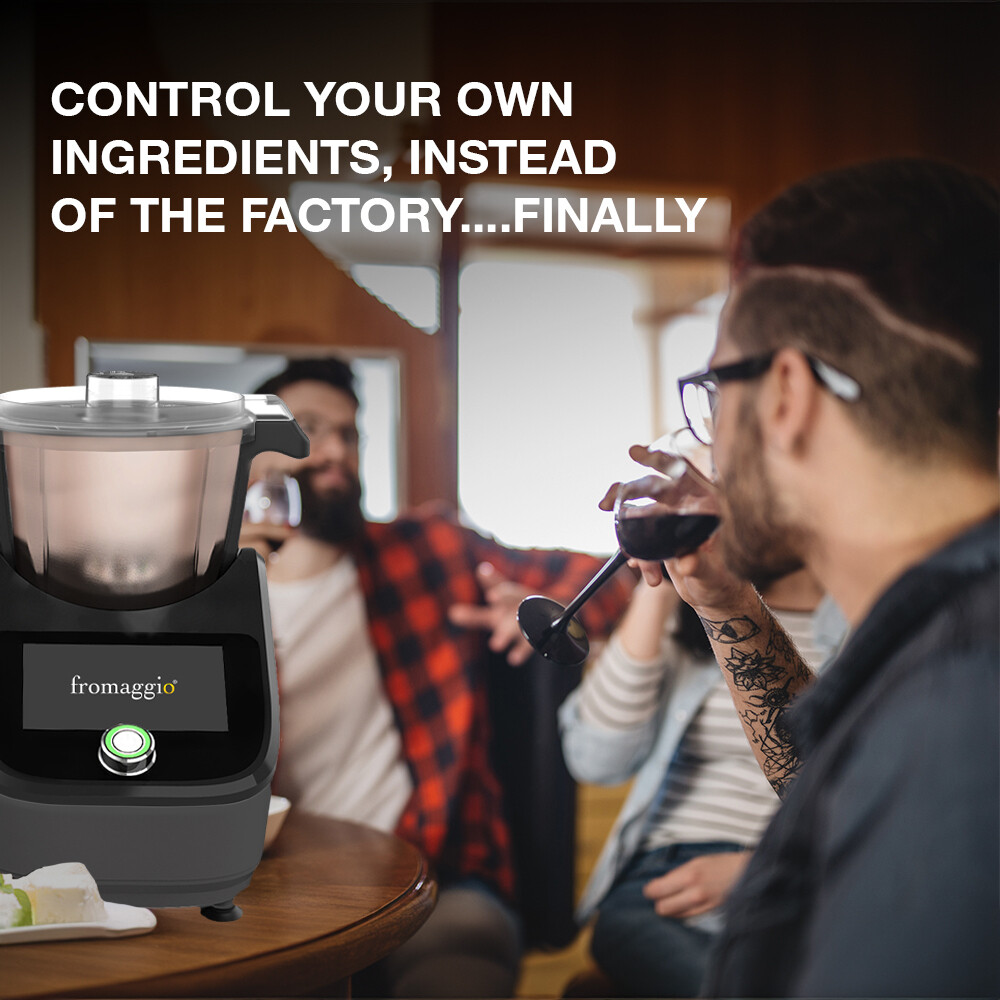 Fromaggio Smart Home Cheese Maker with Easy To Use Controls Copper