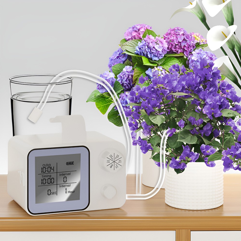 Automatic Watering System Rechargeable Drip Irrigation Kit Indoor Plant Device