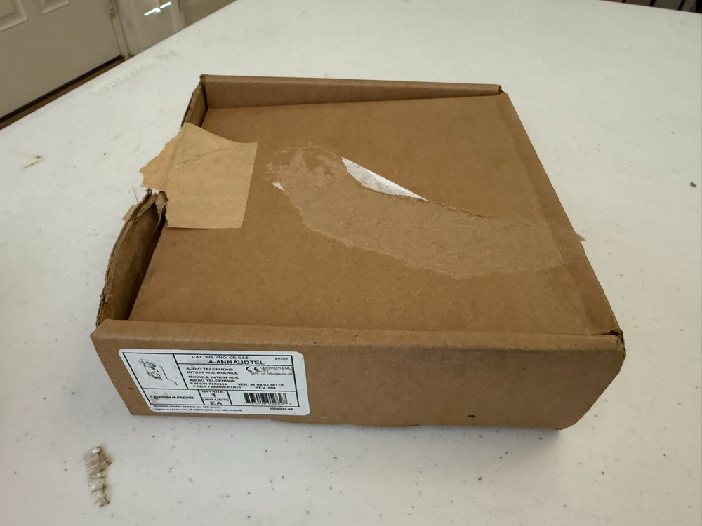 Edwards 4-ANNAUDTEL Audio Telephone Board Open Box