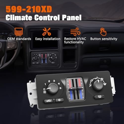 599-210XD Climate Control Module AC Heater Control Panel Fit for 2003-2007