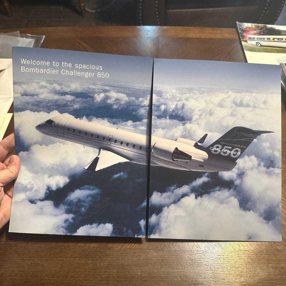 Bombardier Challenger 850 Advertising Brochure