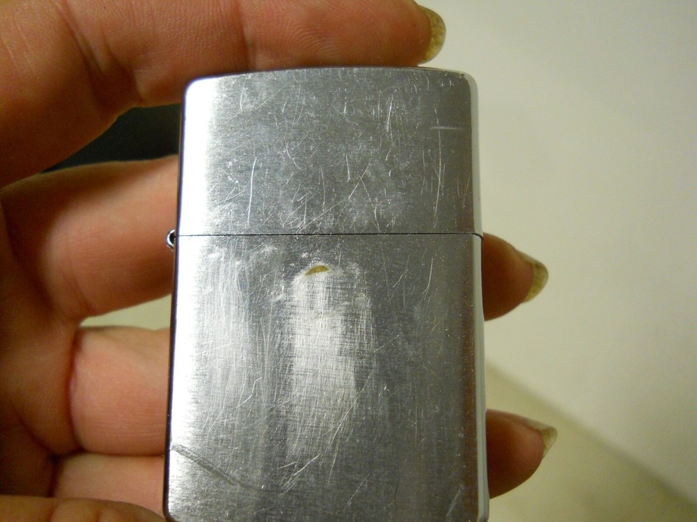 2011 Brushed Chrome ZIPPO Lighter w/ Box & Paperwork