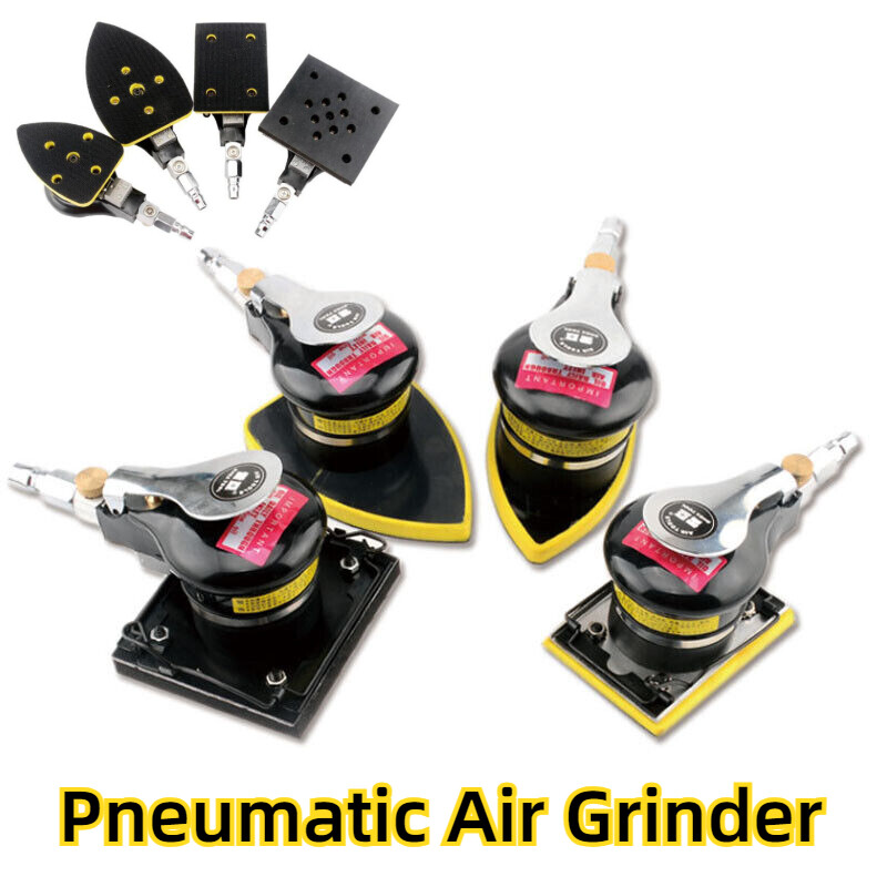 Pneumatic Handheld Grinding Tool Square & Triangular Air Sander Polisher Machine