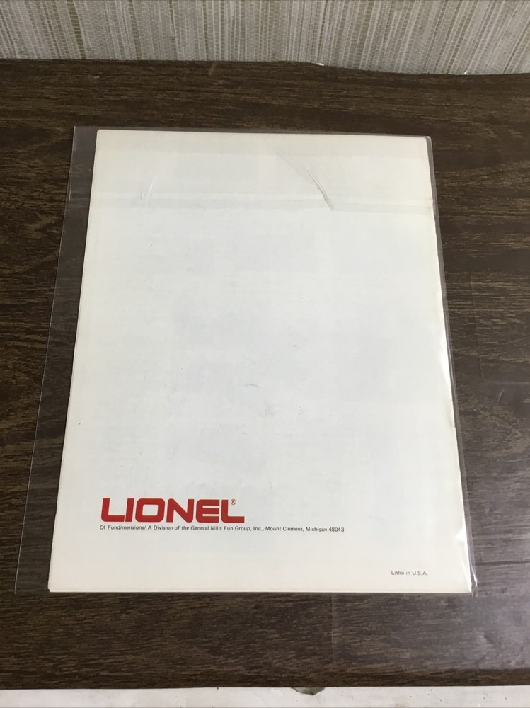 1974 LIONEL TRAINS CONSUMER CATALOG ORIGINAL PACKAGING