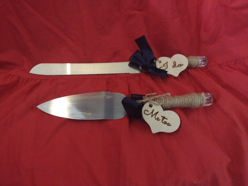 Bride And Groom  Wedding Cake Knife Set
