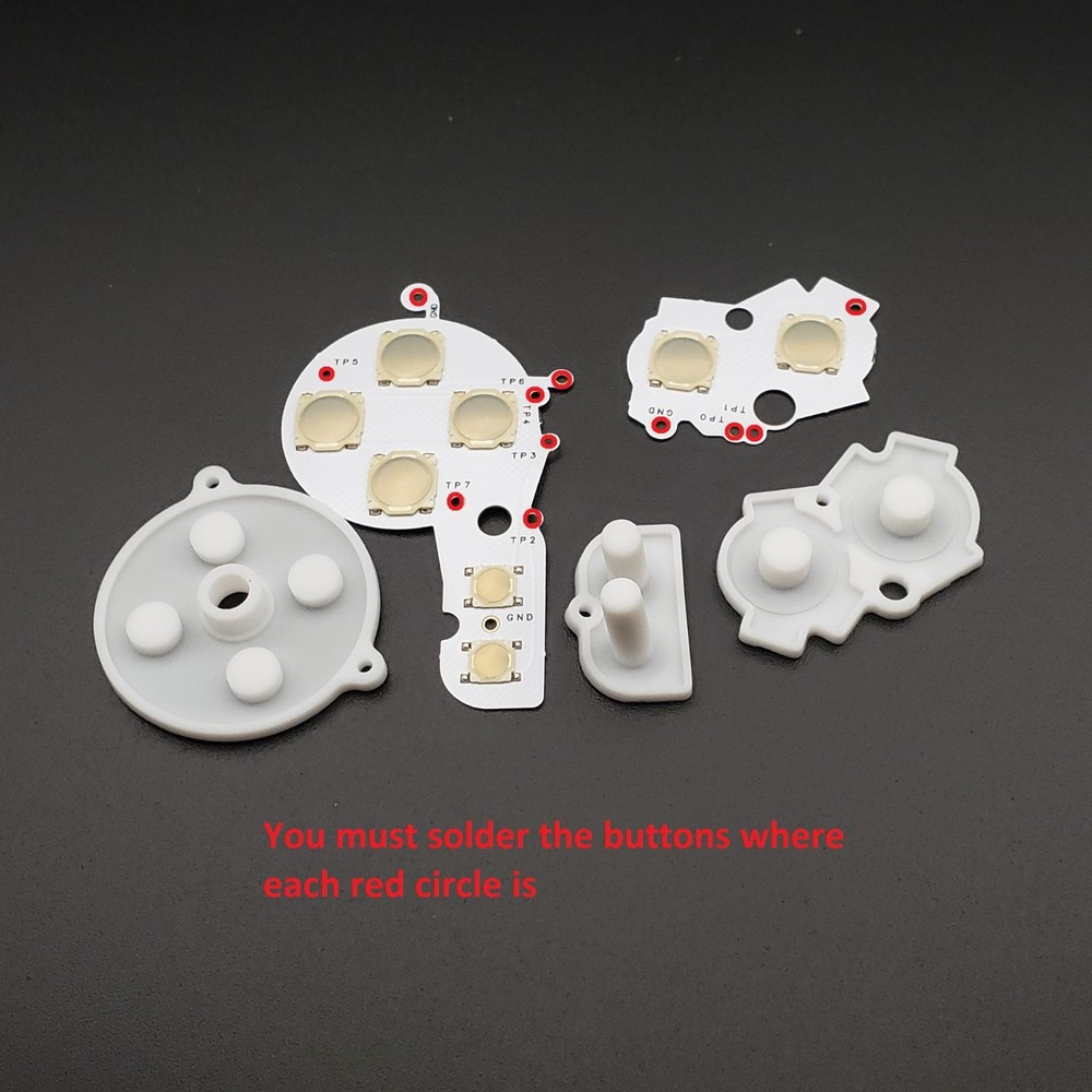 New Tactile Buttons for Game Boy Advance - Clicky