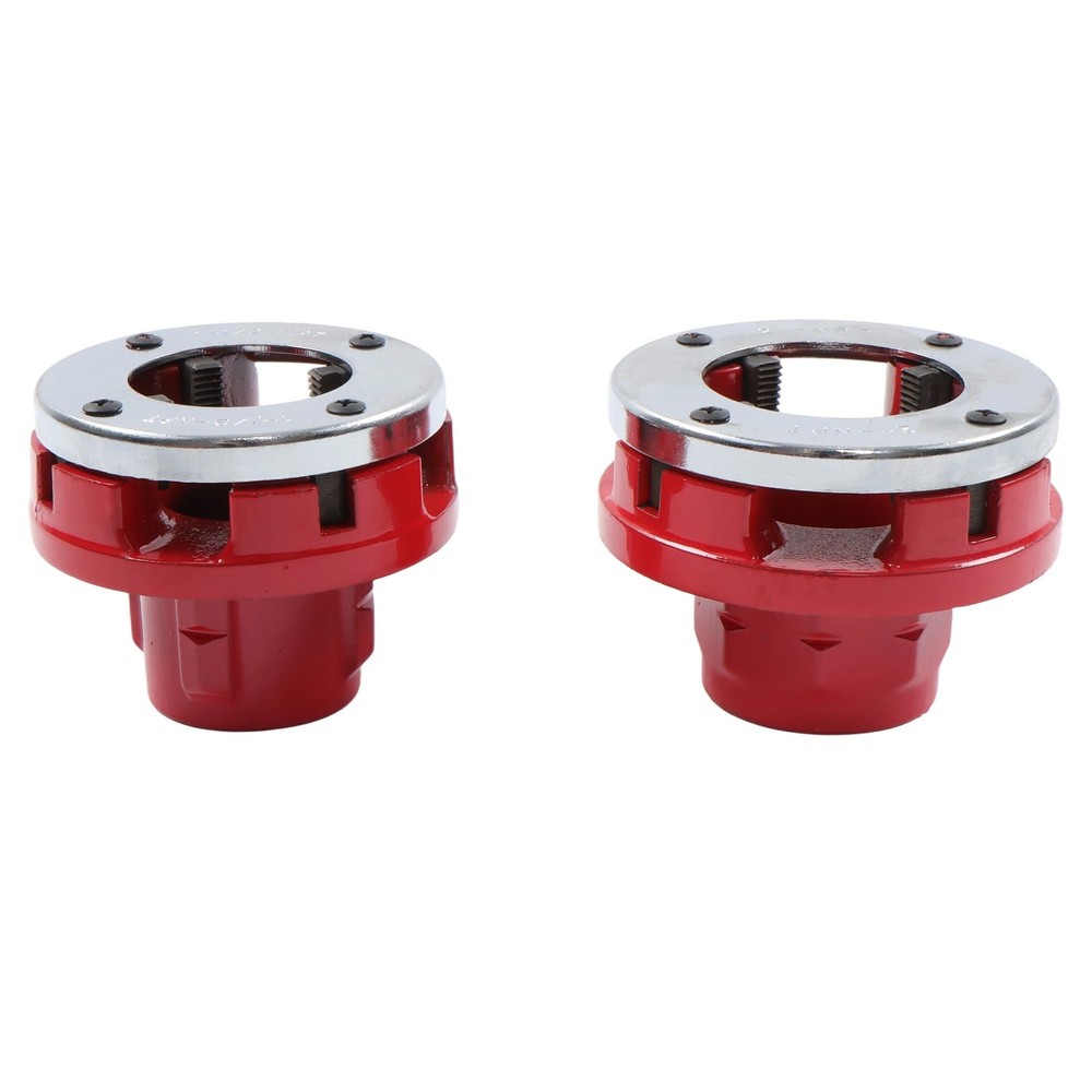 7 Size 3/8" To 2" Dies Set W/ Handle Pipe Threader Threading BSPT Pipe Threader