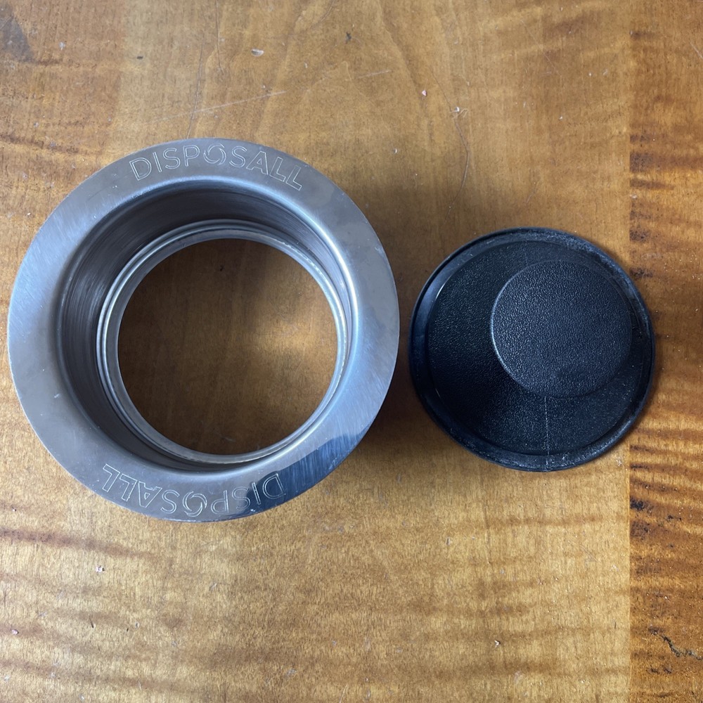 Kitchen Garbage Disposal Sink Drain Flange and Stopper, Polished Chrome